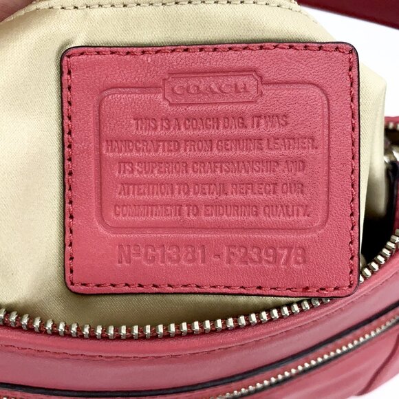 COACH Daisy Pink Leather Shoulder Bag - C1381-F23978 - Picture 3 of 16